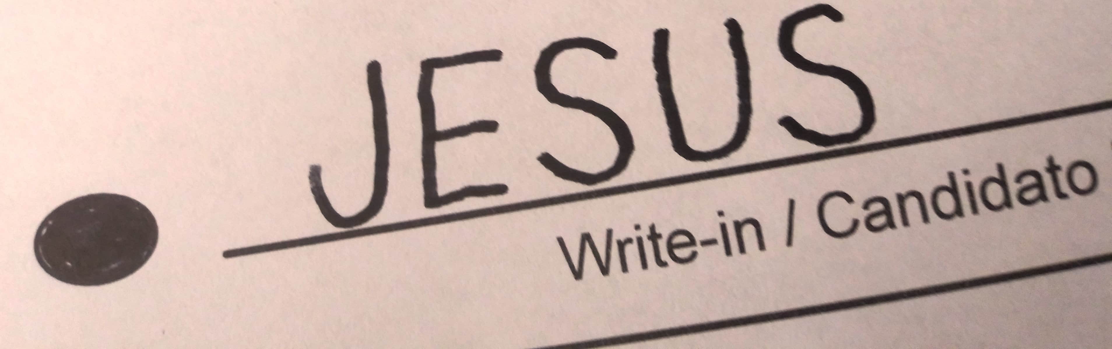 Write-in JESUS 2024